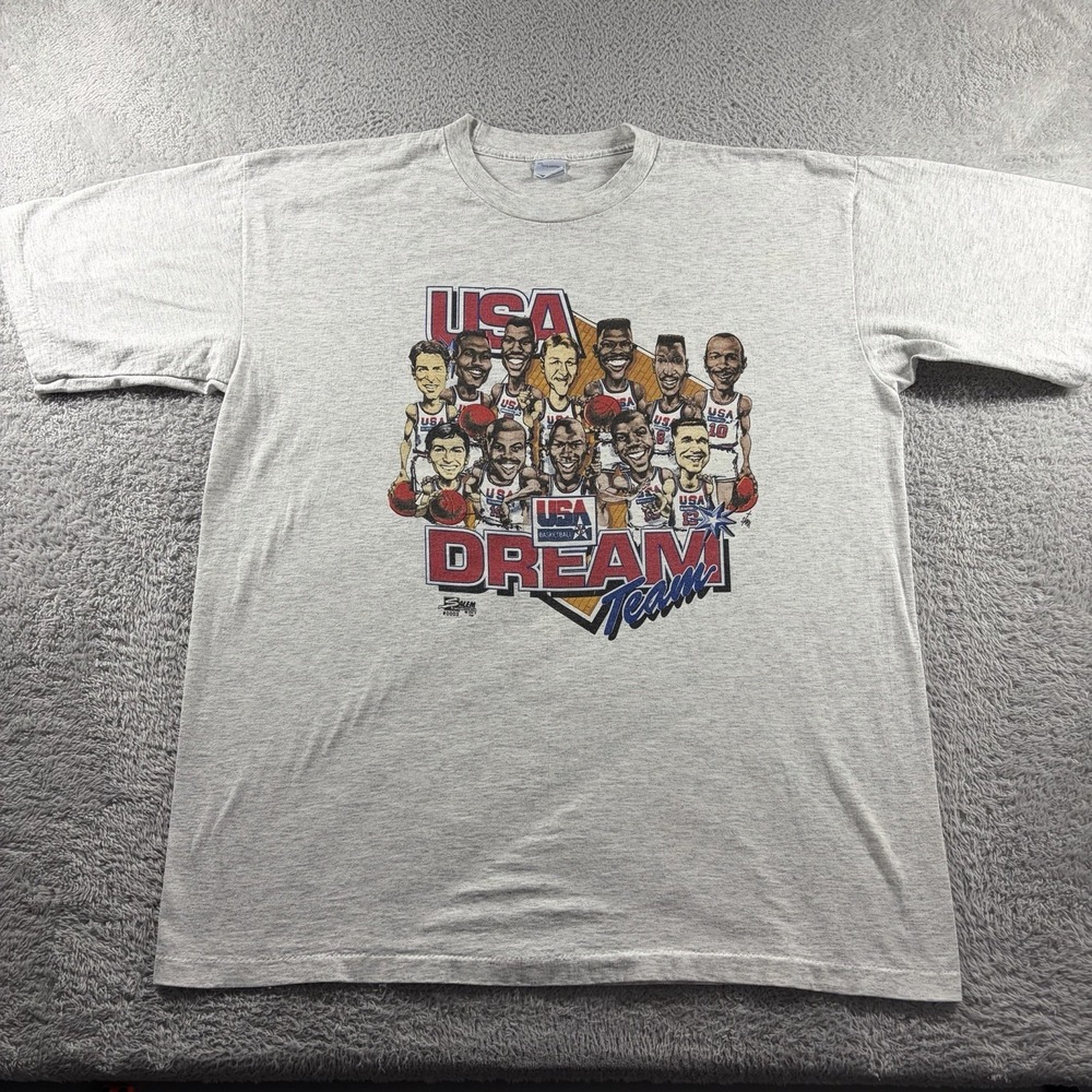 VINTAGE‎ 1992 USA Dream Team Salem Sportswear Shirt 2XL Michael Jordan Olympic